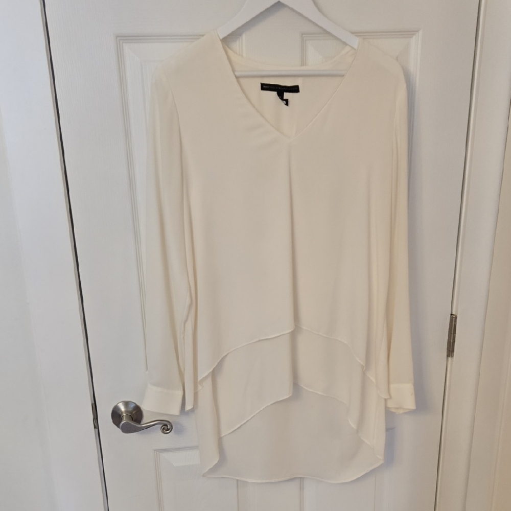 Elegant Cream Women's Top